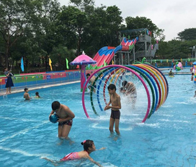 東莞農(nóng)家樂松湖生態(tài)園再添生力軍 水上樂園為您帶來涼爽一夏
